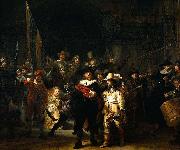 REMBRANDT Harmenszoon van Rijn The Night Watch or The Militia Company of Captain Frans Banning Cocq oil on canvas